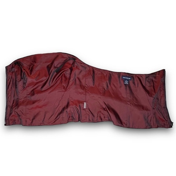 Ann Taylor Velvet Slik Blend Black Sleeveless Structured Tube Top Blouse Sz 6 - Picture 11 of 16